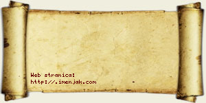 Angelina Aćin vizit kartica